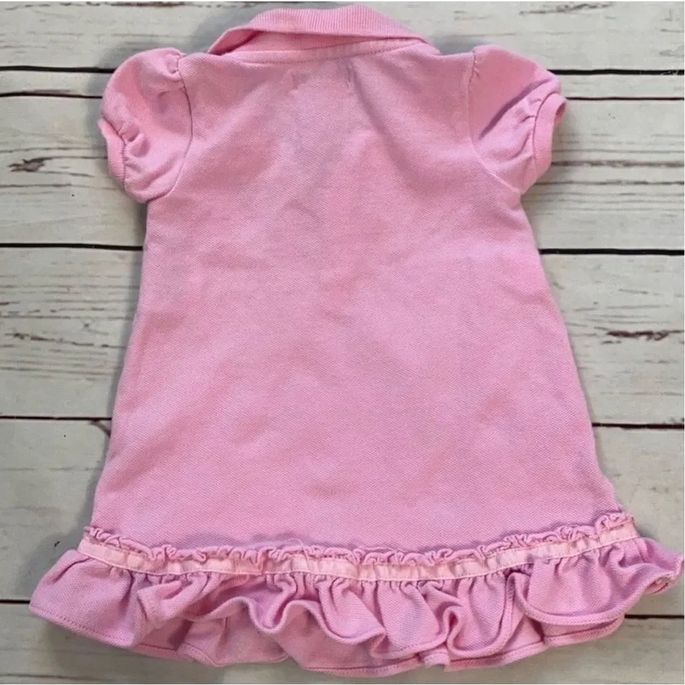 Ralph Lauren Pink Polo Dress & Bloomers Size 6 Months